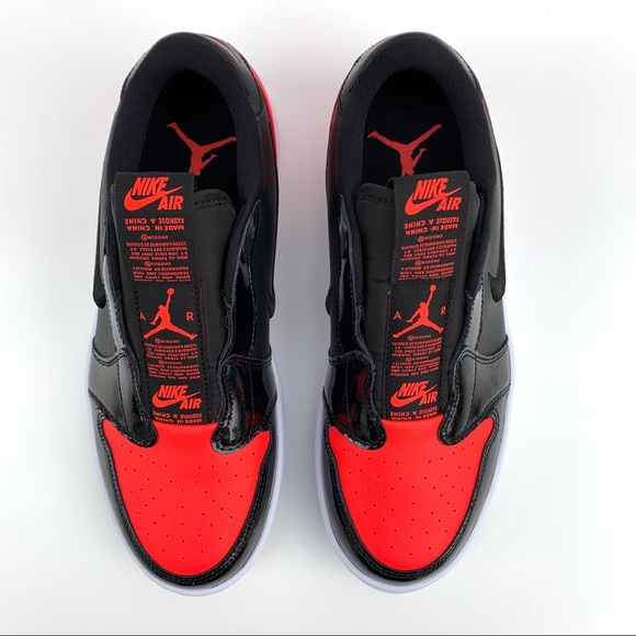 Air Jordan 1 Retro Low Slip Bright Crimson Women 8 - Picture 5 of 12